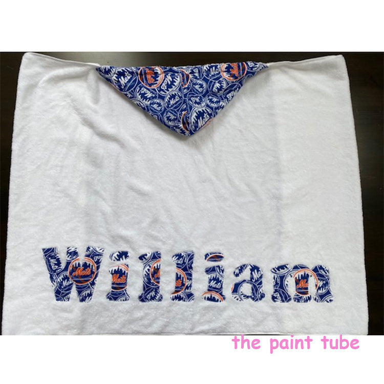 William Mets Fabric Toddler Hooded Towel