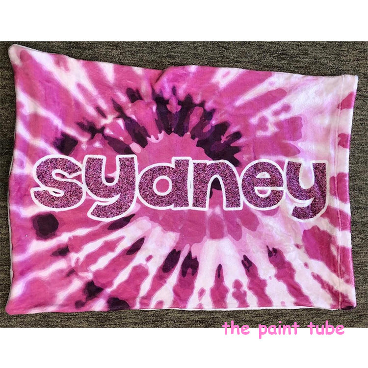 Sydney Fuzzy Tie Dye Pillow Case