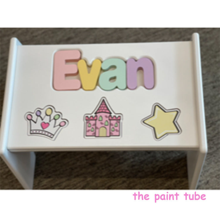 Evan Princess Puzzle Stool