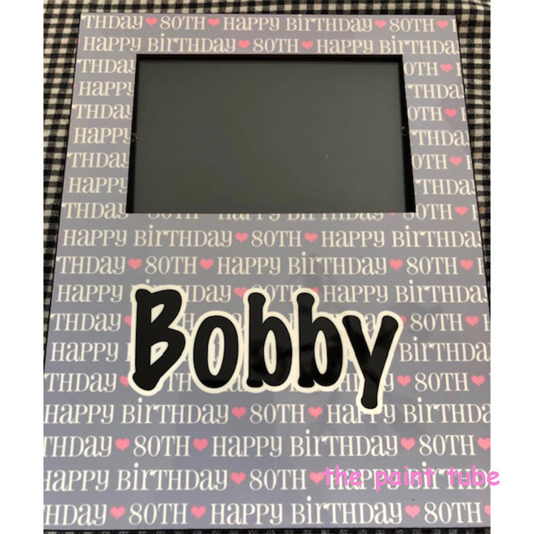 Bobby's 80th   Picture Frame