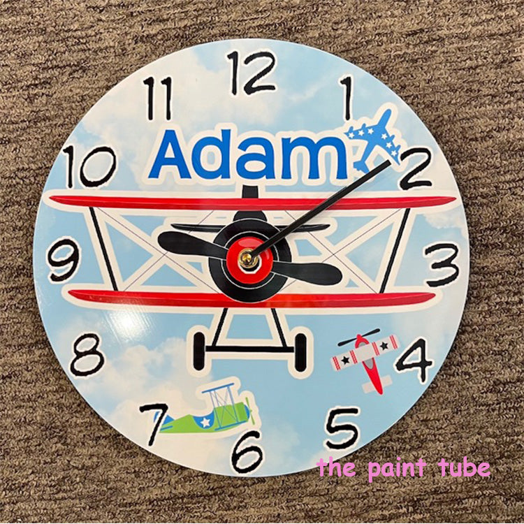 Adam Airplane Clock