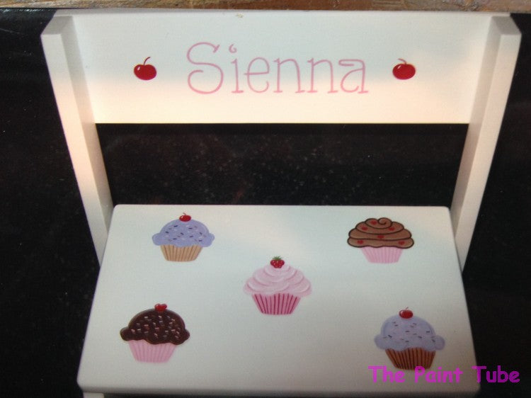 Sienna Cupcakes Theme Stepstool
