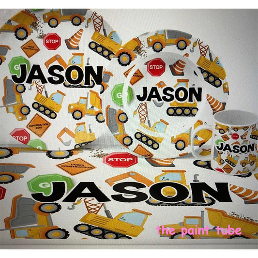 Jason Construction Dish Set