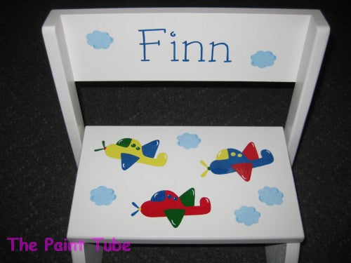 Finn Airplanes Design Step Stool