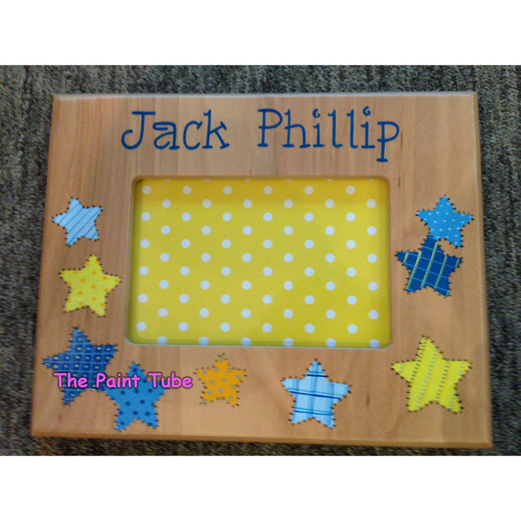 Jack Patchwork Stars Theme Picture Frame