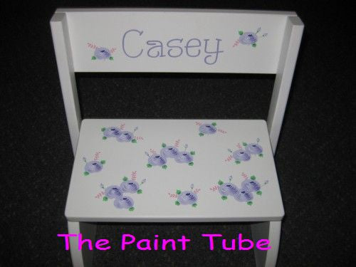 Casey Cabbage Roses Theme Step Stool