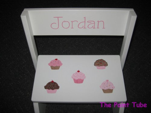 Jordan Cupcakes Design Stepstool