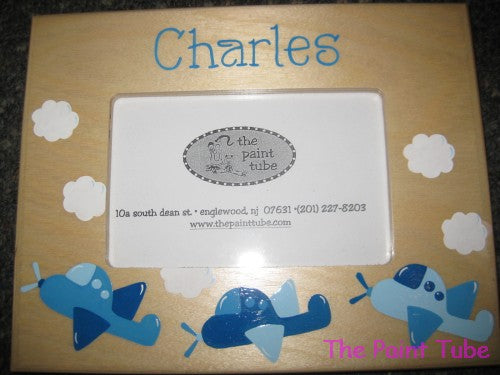 Charles Airplane Design Picture Frame