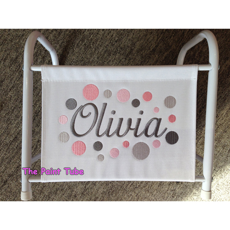 Olivia Polka Dots Canvas Book Rack