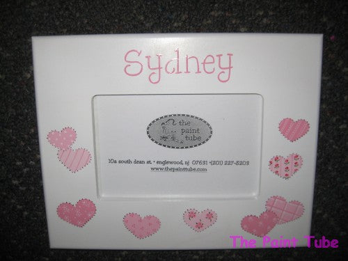 Sydney Patchwork Hearts Theme  Picture Frame