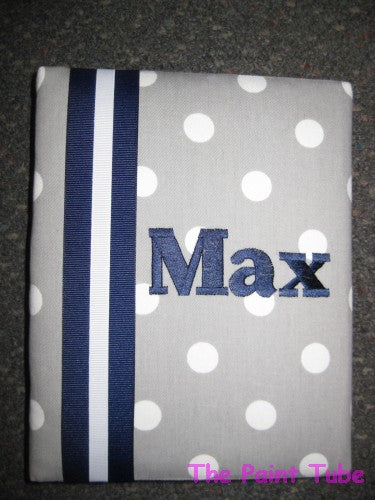 Max Grey/White Polka Dot Photo Album