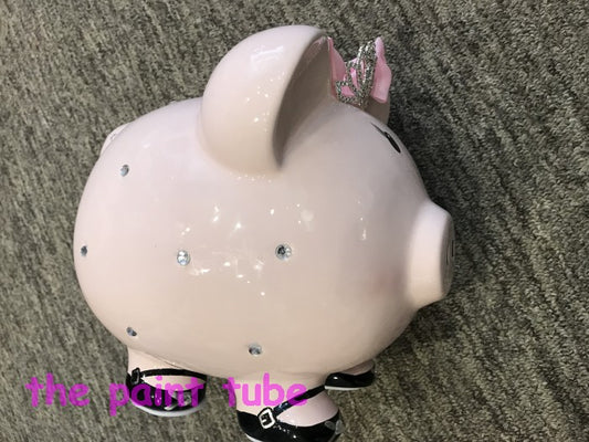 Rhinestone Piggy Bank