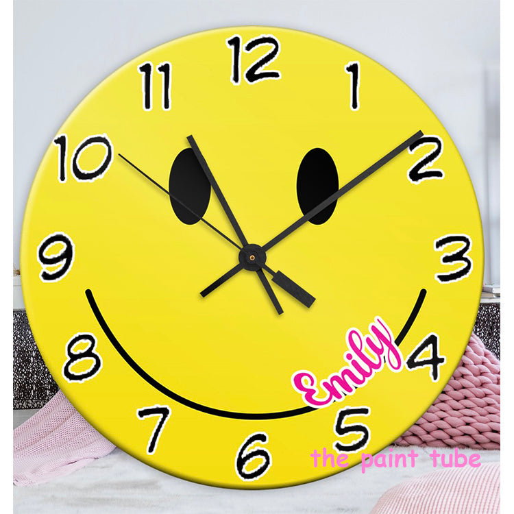 Emily Smiley Face Clock