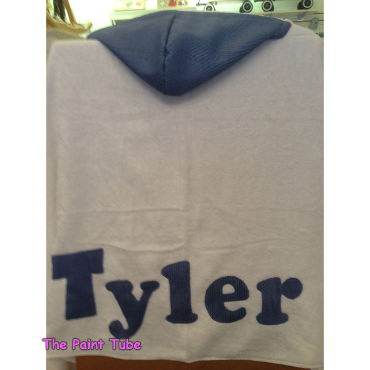 Tyler Denim Stripes Toddler Hooded Towel