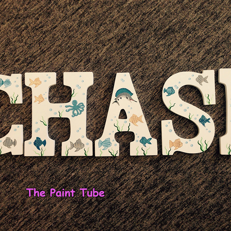 Chase Under The Sea Theme Individual Wall letters