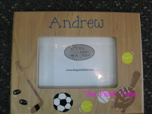 Andrew Sports  Theme Natural Picture Frame
