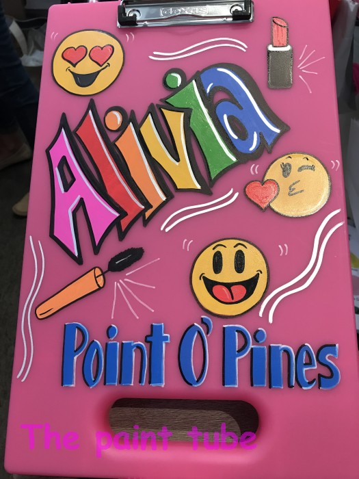 Alivia Pink Clipboard Case