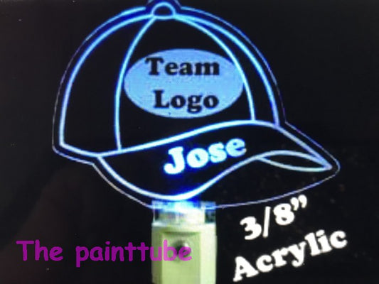Jose Baseball Cap/Team Logo Night Light