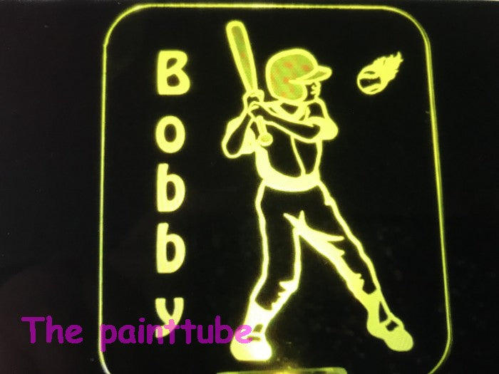 Bobby Baseball Boy Night Light