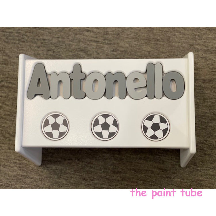 Antonello Soccer Puzzle Stool
