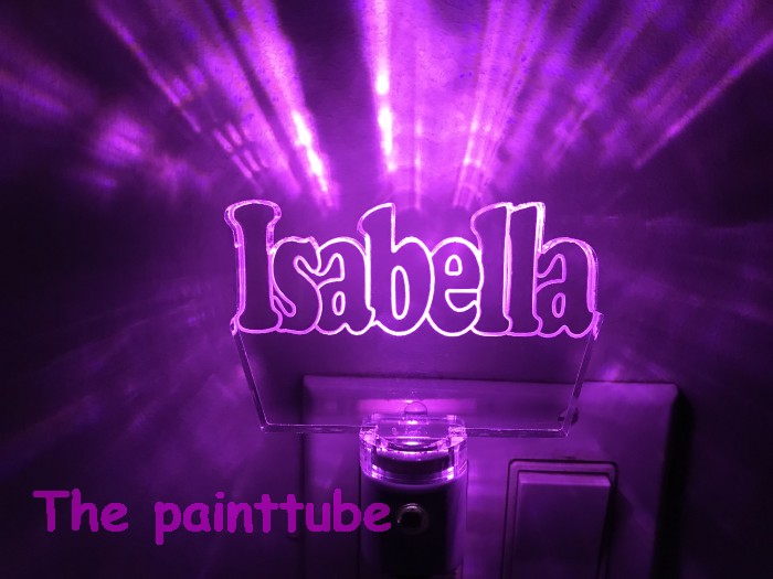 Isabella Name Night Light