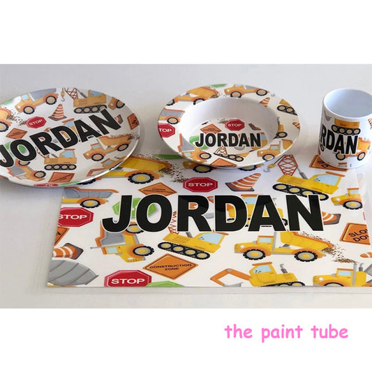 Jordan Construction Dish Set