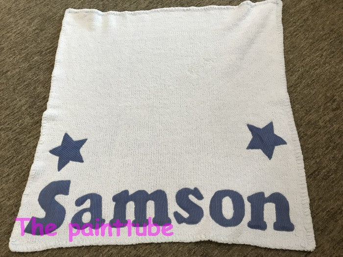 Samson Chenielle Blanket with Fabric  Name