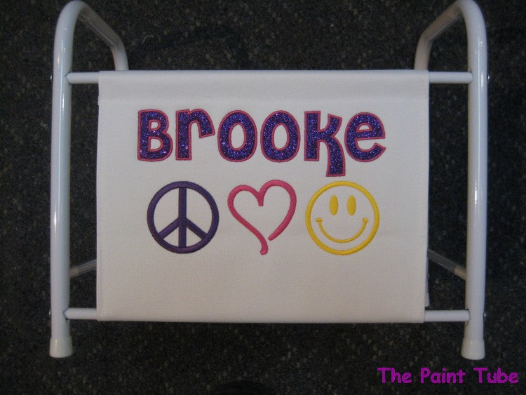 Brooke Peace,Love,Smiley Face Magazine/Book Rack