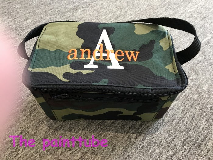 Andrew/A Camo Insulated  Lunch Bag