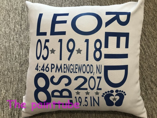 Leo Reid Block Statisic Pillow