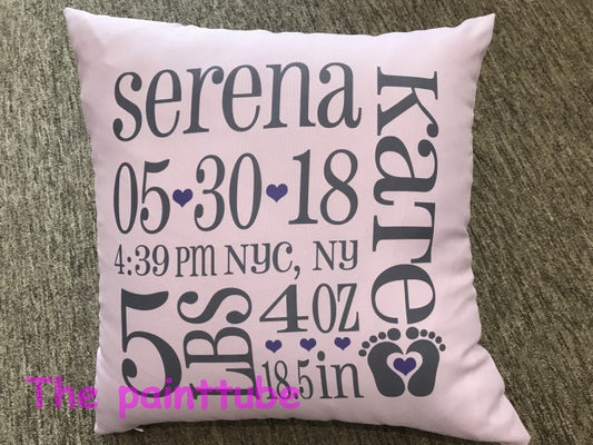 Serena Kate Statistic Pillow