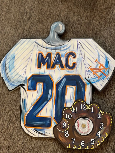 Mac Baseball Theme Wall Decor