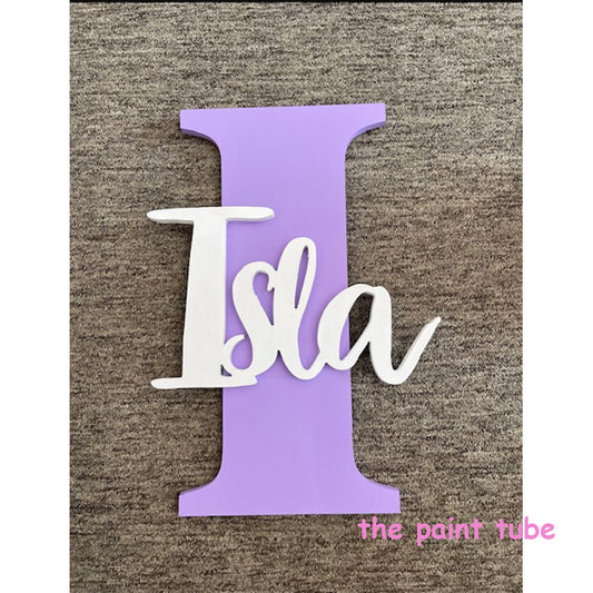 Isla Name/Initial Wall Letter