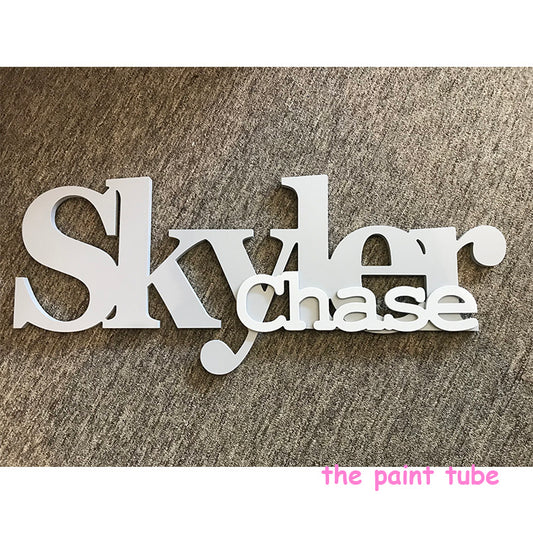 Skyler Chase Attached Wall Letters