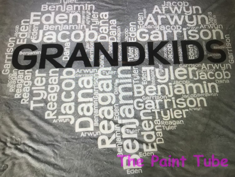 Grandkids Grey Blanket