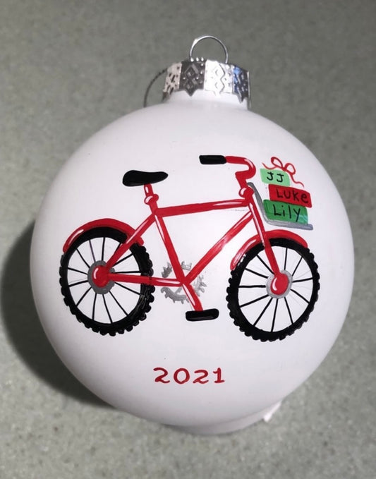 Bicycle Christmas Ball