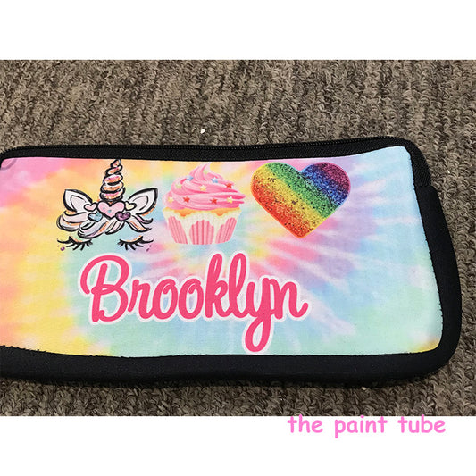 Brooklyn Unicorn,Cupcake,Heart Pencil Case