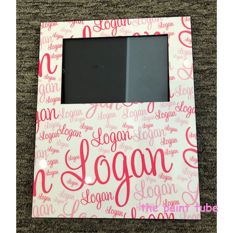 Logan Scattered Name Picture Frame