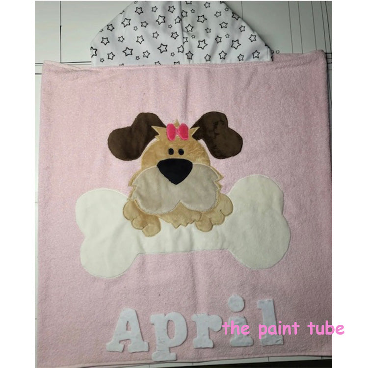 April Dog Hooded Towel