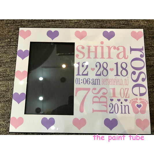 Shira Statistics Picture Frame
