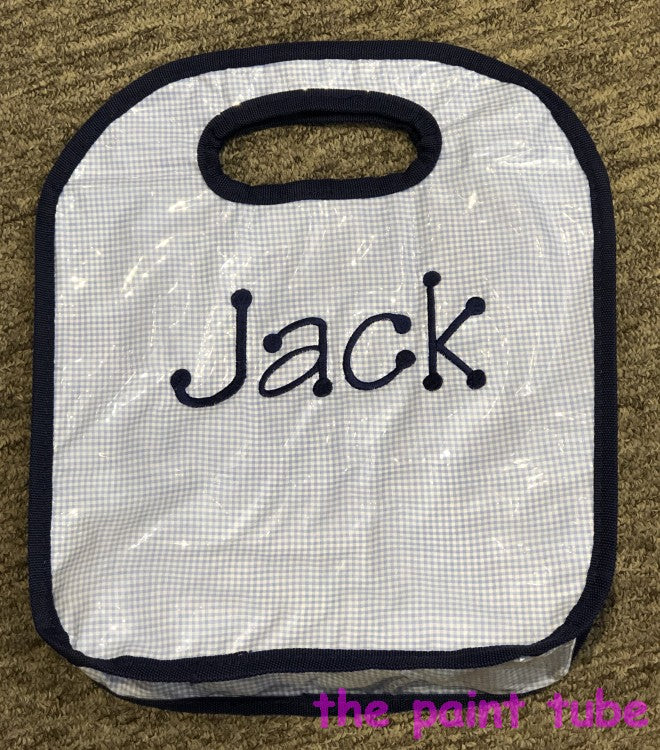 Jack Blue/Wite Gingham Keyhole Bag