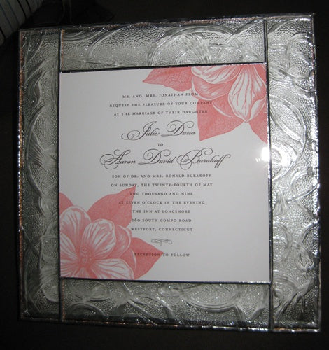 Bat Mitzvah Invitation Stain Glass Keepsake Box