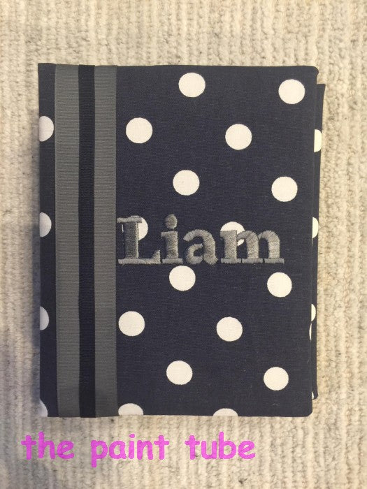 Liam Navy Polka Dot Photo Album