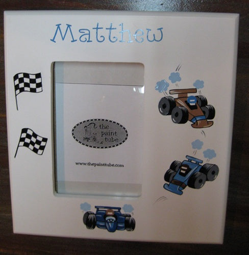 Matthew Racing Cars Theme on Side  Side Frame
