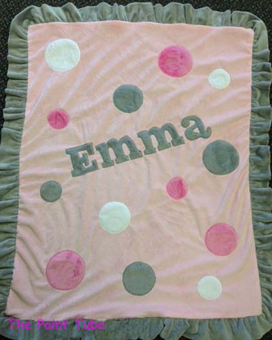 Emma Bubbles Minky Blanket